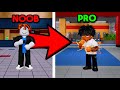 I Pretended To Be A NOOB With The BEST Gloves In Roblox Fight In A School