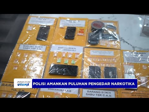 POLRESTABES BANDUNG AMANKAN PULUHAN PENGEDAR NARKOBA
