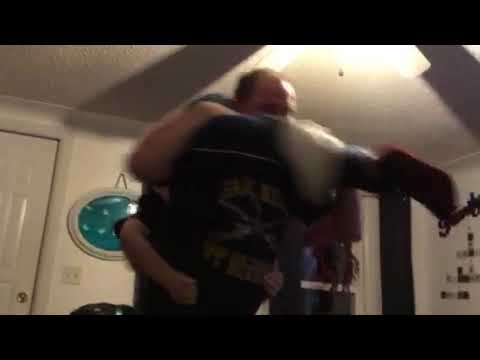 Jace Allen with his Pepaw