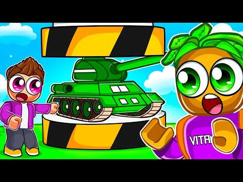 Hydraulic Press Simulator in Roblox!