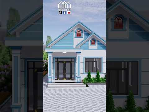 mẫu nhà cấp 4 mái thái đáng tham khảo