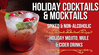 Holiday Cocktails & Festive Mocktails