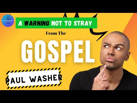 Paul Washer " A Warning NOT To Stray From The Gospel" #paulwasher #paulwashersermon #gospel