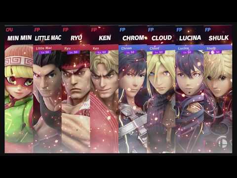 Super Smash Bros Ultimate Amiibo Fights  – Min Min & Co #63 Boxers vs Swordfighters