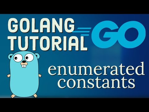 Go Tutorial Golang 11 GoLang enumerated constants part 2