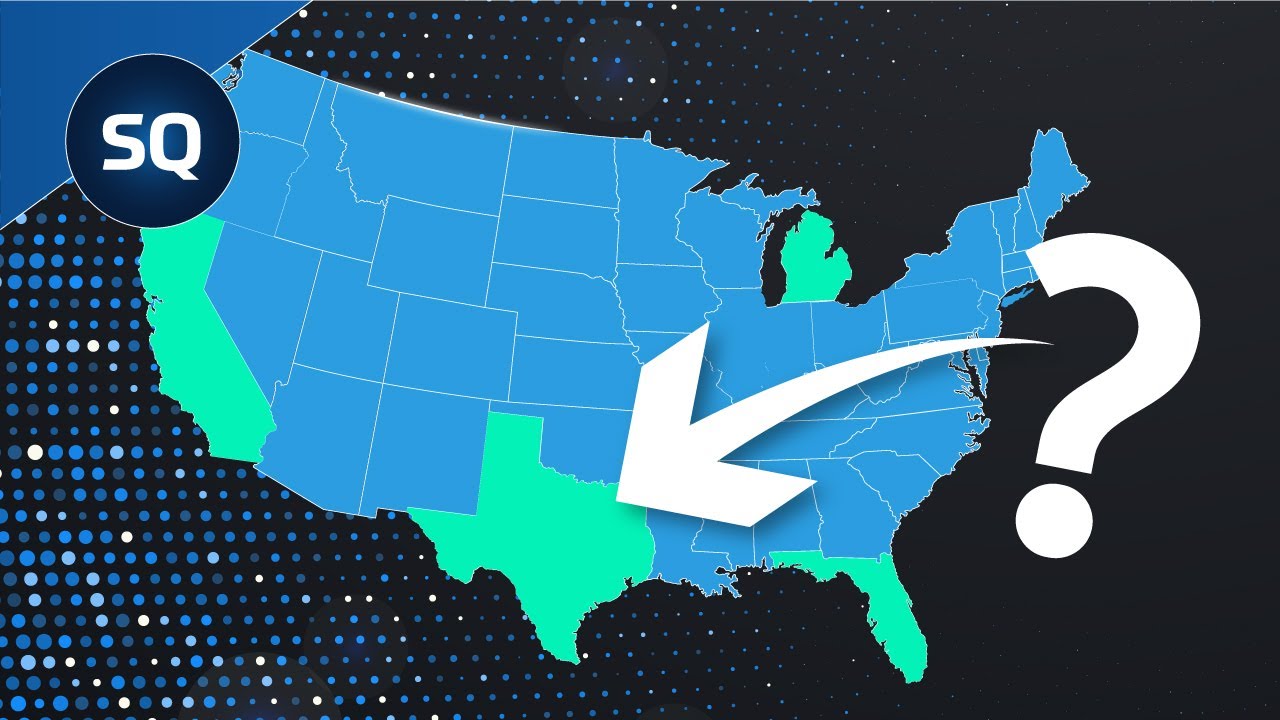 US maps quiz | Name the US States on a map