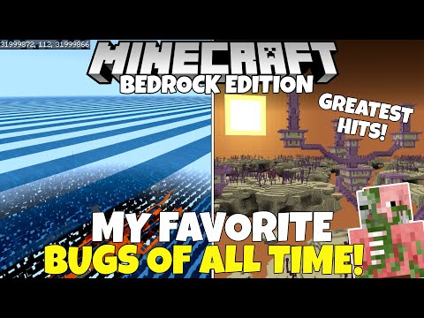 The 24 Greatest Bugs And Glitches In Minecraft Bedrock Edition History!