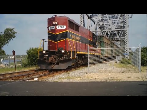 HD Morning Trains at the Cape Cod Canal Centennial