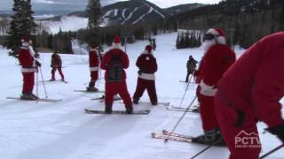 preview picture of video '2014 Santa Skis Free at Canyons Resort'
