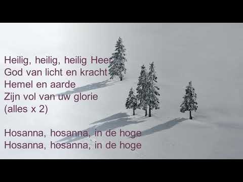Opwekking met tekst 253 Heilig, helilig, heilig God van licht en kracht