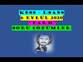 (161) 6 EYLÜL 2020 KPSS LİSANS - TARİH SORU ÇÖZÜMLERİ