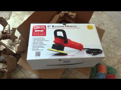 Autogeek.net shipment #2 is here! Finally my Griots Garage 6" Orbital Polisher!