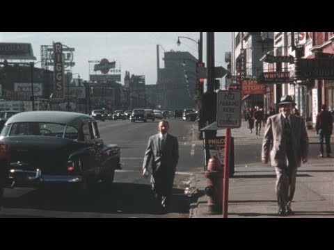 1952 - Detroit & Louisville - Unknown Home Movie - 16mm Kodachrome Film