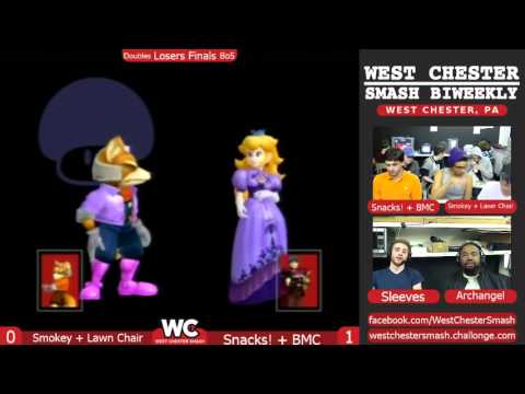 WCS 2/20/2016 Dubs Losers Finals: Smokey + Lawn Chair (Red) vs Snacks + BMC (Blue)