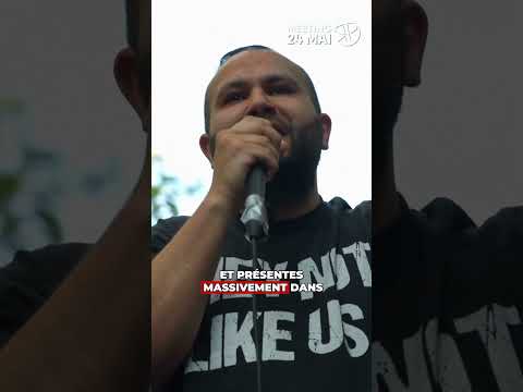 Anasse Kazib appelle au grand meeting internationaliste le 24 mai depuis le 1er mai !