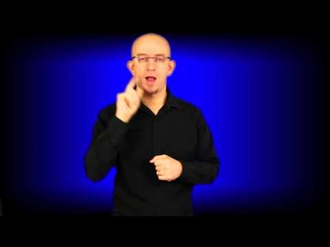 How to Sign Abstract in BSL