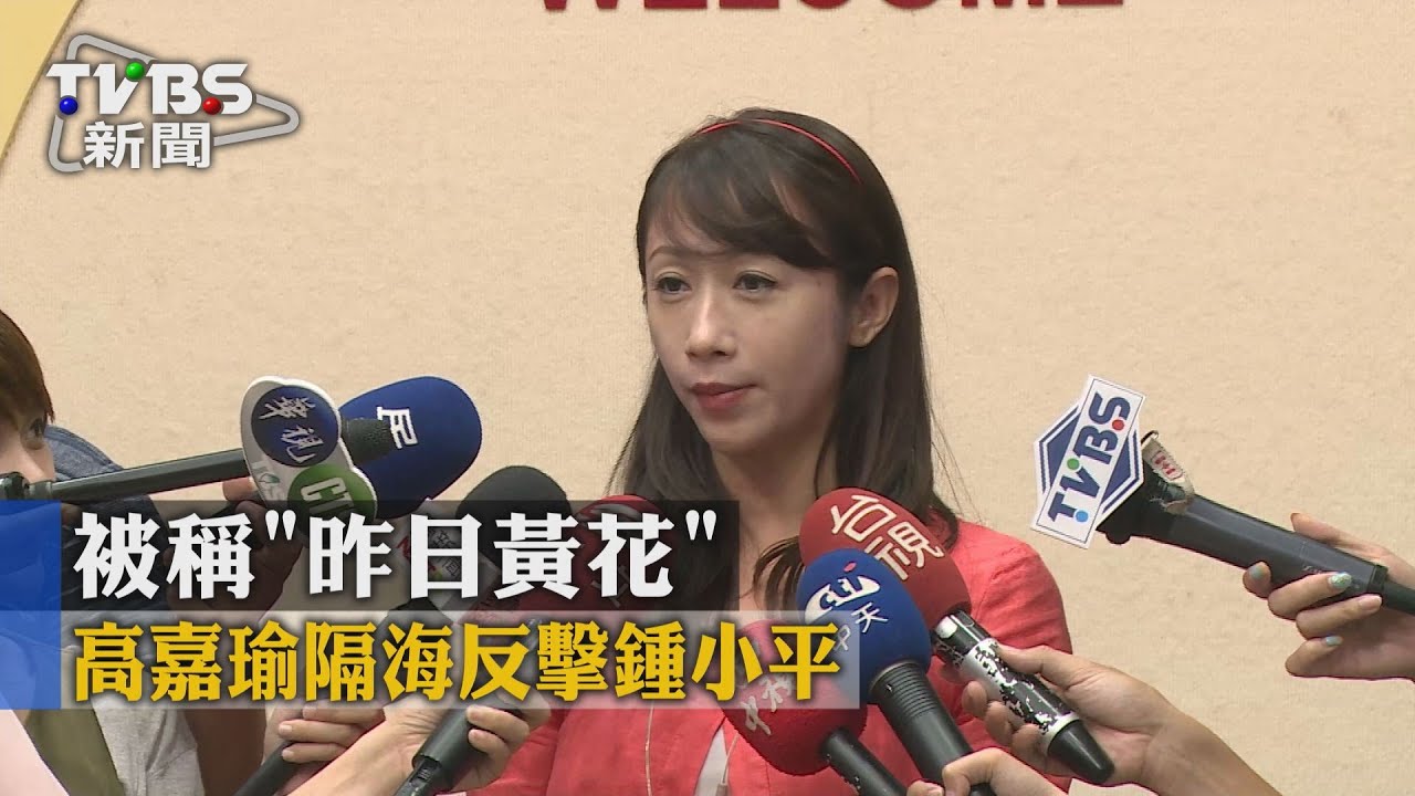被稱「昨日黃花」　高嘉瑜隔海反擊鍾小平