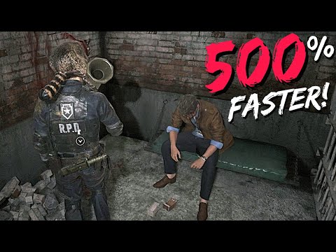 Resident Evil 2 but Leon is 500% FASTER