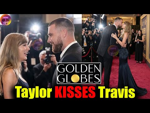 Taylor Swift & Travis Kelce share ICONIC Photos on Red Carpet together at 83rd Golden Globes Awards