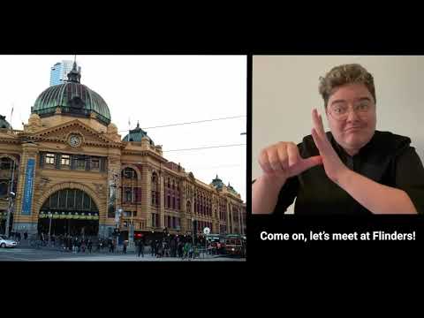 How to Sign Railroad Station in Auslan