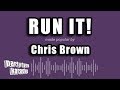 Chris Brown Run It Karaoke Version