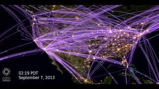 How Many Planes Are in the Sky? (North America)  | California Academy of Sciences