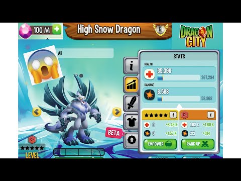 New High Snow Dragon! Dragon City