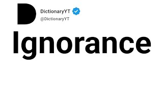 Ignorance Synonyms | Thesaurus | Similar Words 