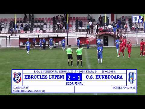 HERCULES LUPENI - C.S. HUNEDOARA (2:1) 28.04.2018