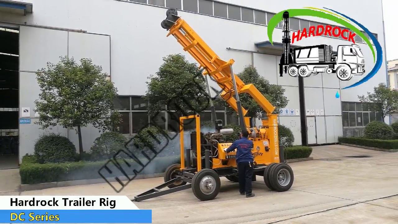 Trailer Mounted Portable Drilling Rig