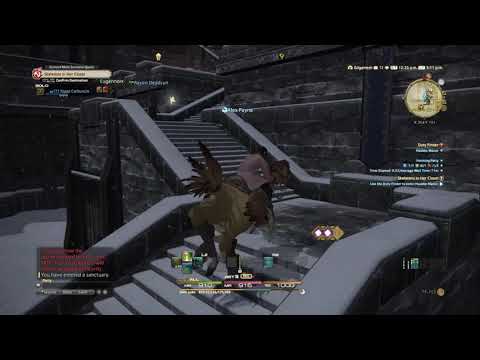 Final Fantasy XIV PS4 Growing A Summoner Part 9 - Haukke Manor and DPS Queues