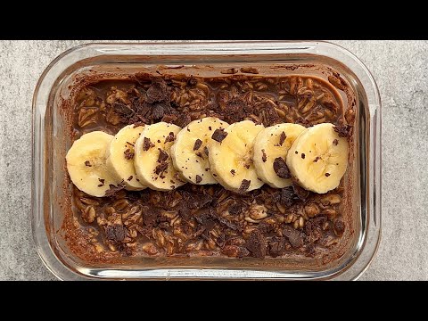 Chocolate Overnight Oats 🍫 | Healthy, Meal prep breakfast ideas