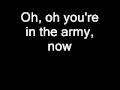 Status Quo - In The Army Now Lyrics (Re-uploaded)