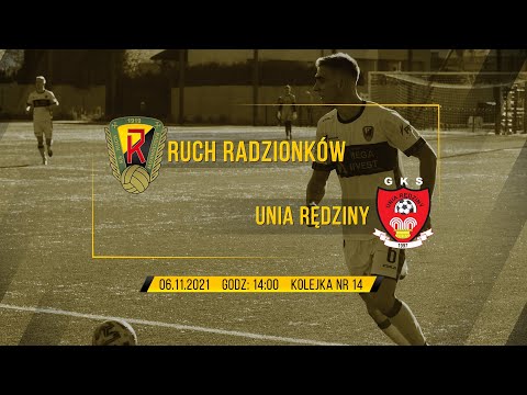 14 kolejka: RUCH RADZIONKÓW - UNIA RĘDZINY