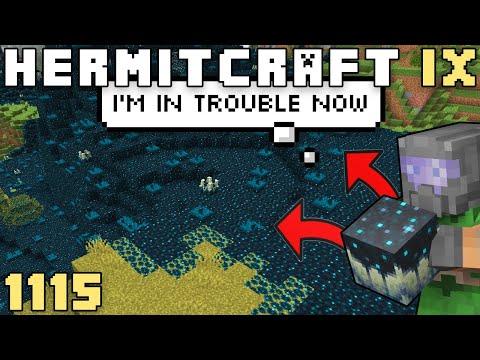 Infesting HERMITCRAFT With Sculk - How Far Will It Spread? - Hermitcraft IX 1115