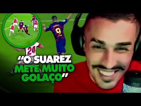 STAG REAGE: OS 30 GOLS MAIS BONITOS DA HISTÓRIA DE LUIS SUÁREZ! | Cortes do Estagiário