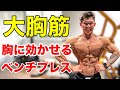 ベンチプレスのフォームを詳しく解説!大胸筋を効果的に鍛えるやり方