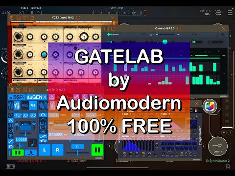 100% FREE - GATELAB - The Creative Gate Sequencer by Audiomodern - Tutorial & Demo for the iPad