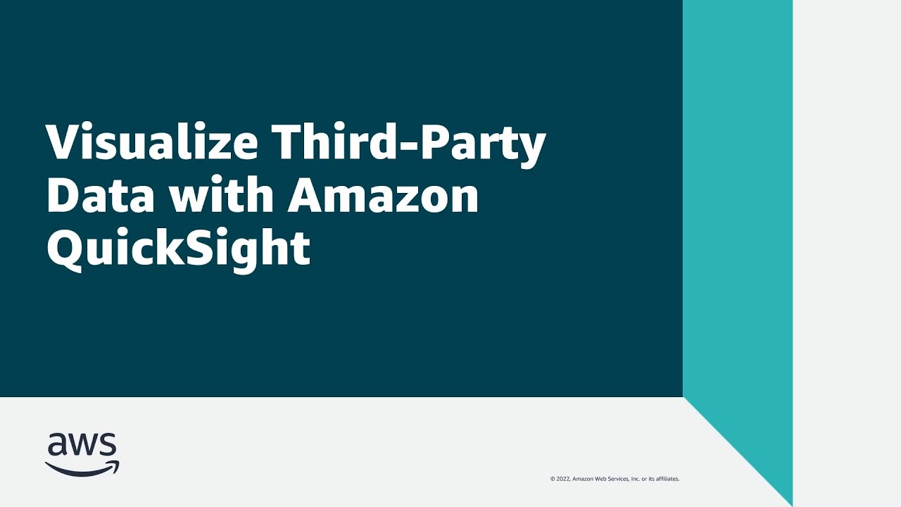 Visualize Third-Party Data with Amazon QuickSight | Amazon Web Services