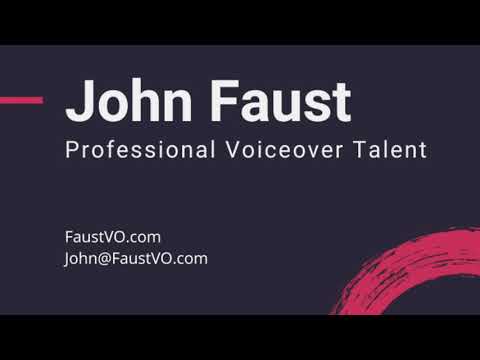 Commercial Voiceover Demo | John Faust