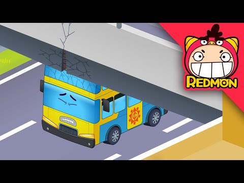 A Double-Decker Under the Overpass | Rescue cars | REDMON