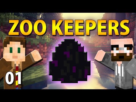 Minecraft Zoo Keepers - 01 The Quest For Dragon Eggs! - Shaders Dragon Mounts Mo' Creatures Video