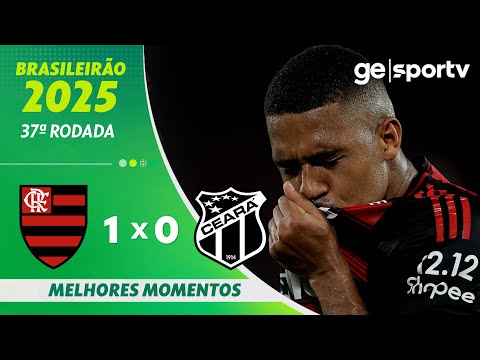 Gols e lances de Flamengo x Ceará