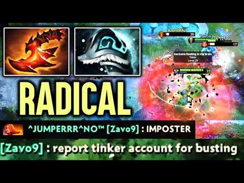 Radical Tinker Just Need This 2 Items To Destroy Enemy - Amazing Rampage!! Dota 2