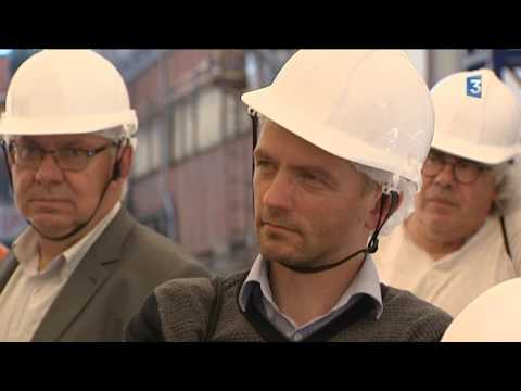 A la découverte des forges Aperam à Gueugnon.