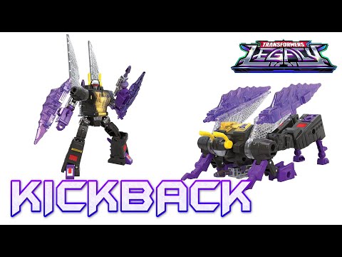 Transformers Legacy Kickback VIDEO REVIEW