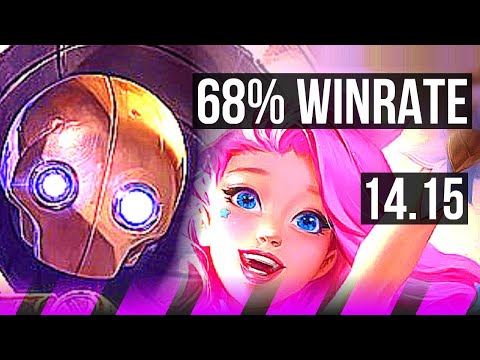 BLITZCRANK & Ziggs vs SERAPHINE & Zeri (SUP) | 68% winrate, Rank 7 Blitz | EUW Challenger | 14.15