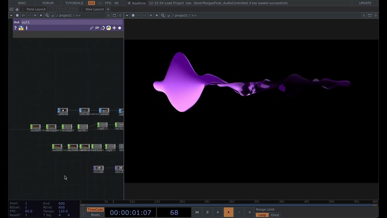 TouchDesigner generative experiment