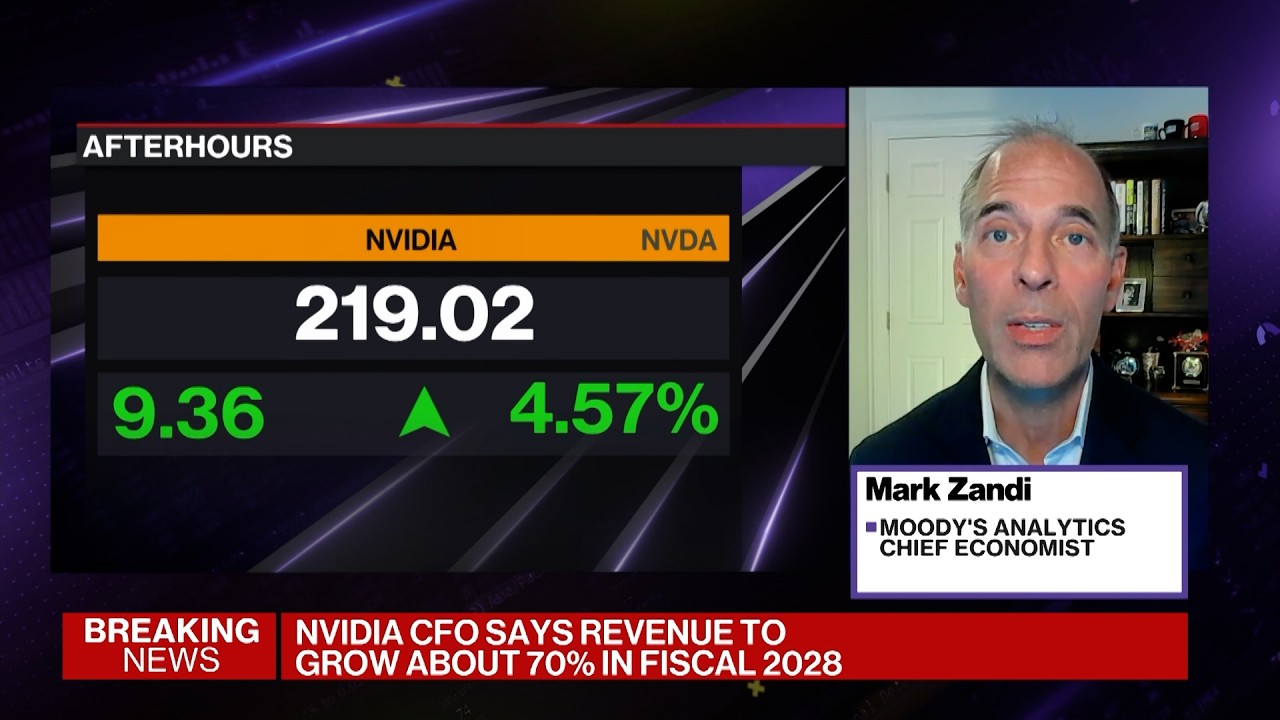 Video: Zandi Says AI Powers At Least 25% of U.S. GDP Growth