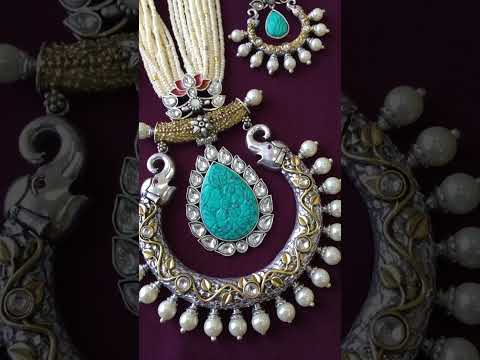 Multicolor Brass Designer German Silver Earcuff